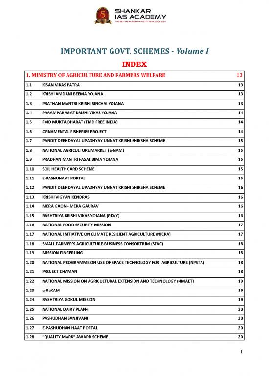 picture_Agriculture Project Pdf 125256 | Schemes Volume 1 English