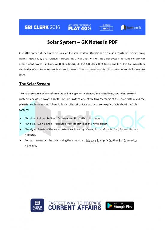 picture_Solar System Gk Notes In Pdf