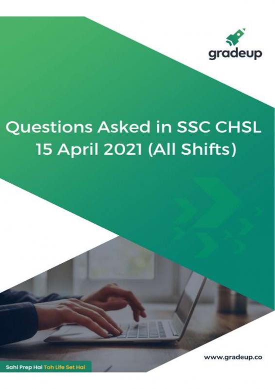 picture General Awareness Pdf 123080 | Ssc Chsl Questions Asked On 15th April English 98