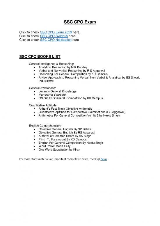 picture_General Knowledge Pdf 122762 | Ssc Cpo Exam Book List Pdf