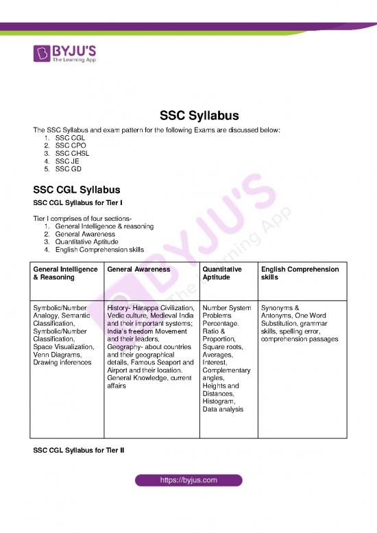 picture_General Awareness For Ssc Chsl Pdf 124692 | Ssc Syllabus