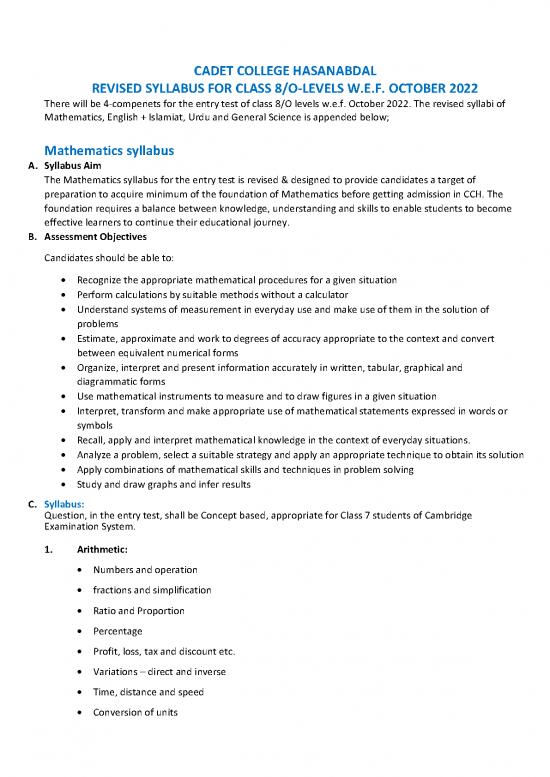 picture1_General Knowledge 2022 Pdf 123870 | Syllabus