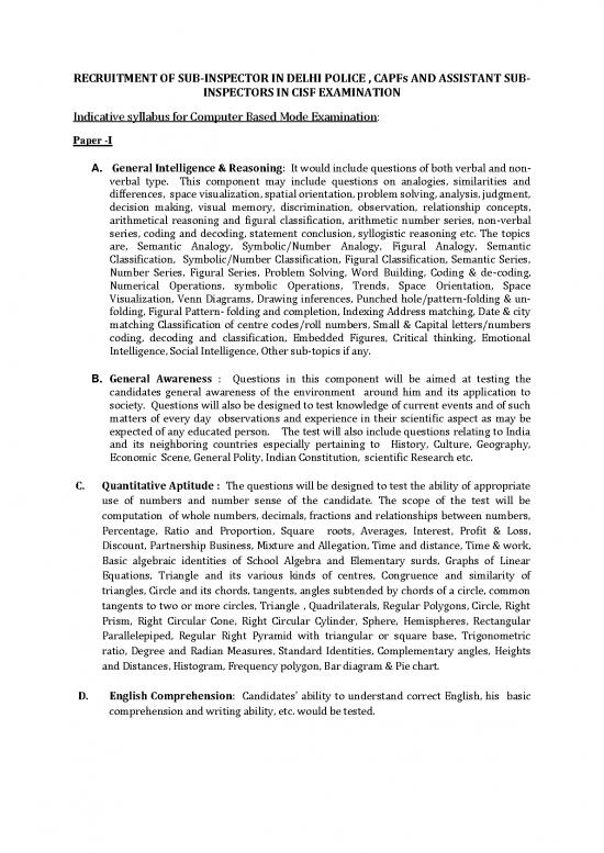 picture1_Pdf Orientation 122855 | Syllabus  Capfs And Dp