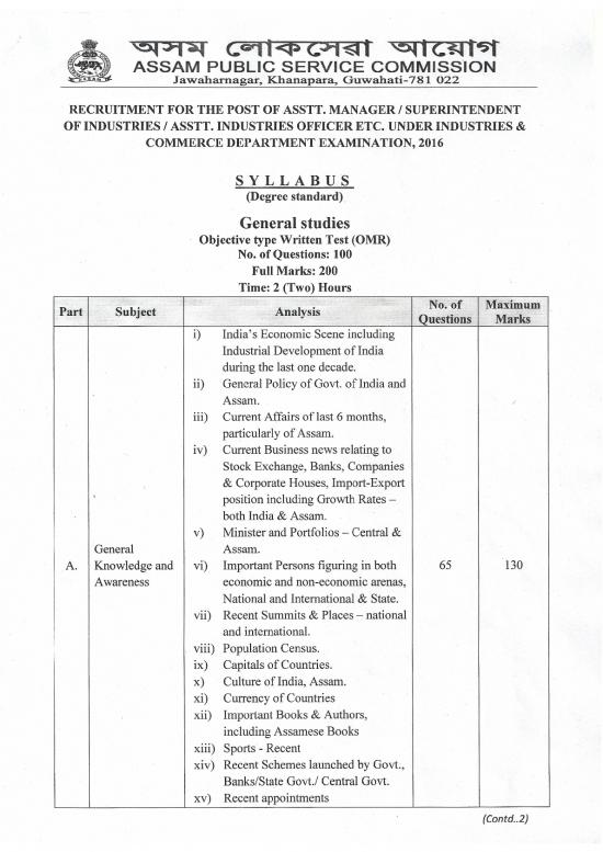 picture_General Studies Pdf 123826 | Syllabus Industries & Commerce