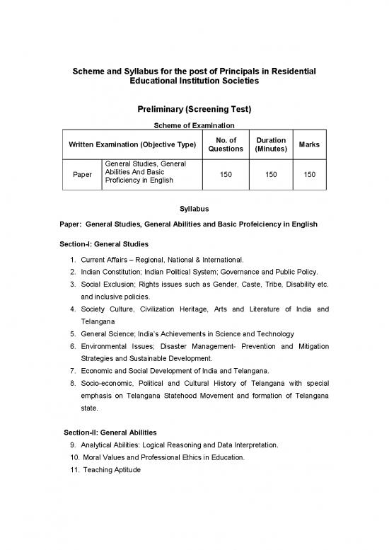 picture1_General Science Pdf In English 125086 | Syllabus Tspsc Principal In Residential Educational Institution Societies