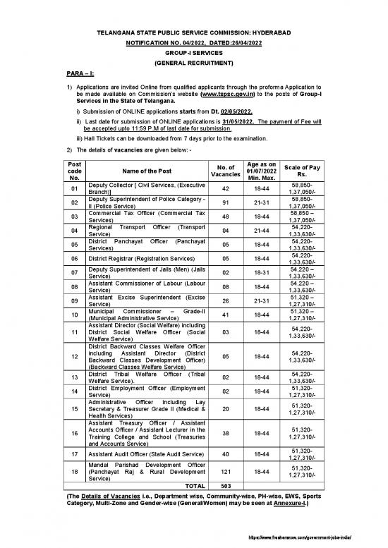picture1_Tspsc Group 1 Vacancy Notification