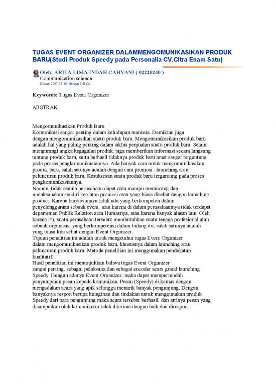 picture1_Speedy Science Pdf 123935 | Tugas Event Organizer Dalammengomunikasikan Produk Baru