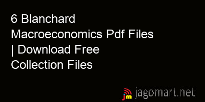 picture 6 Blanchard Macroeconomics Pdf Files | Download Free Collection Files