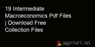 picture 19 Intermediate Macroeconomics Pdf Files | Download Free Collection Files
