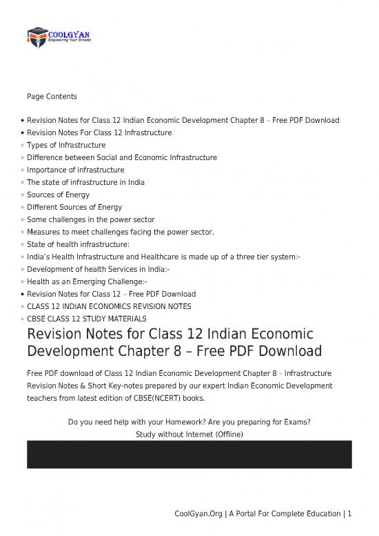 picture_Economics Pdf 125788 | 12  Chapter 17 Infrastructure