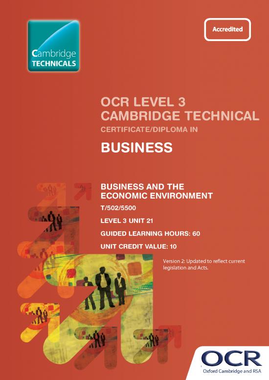 picture Economic Policy Pdf 126634 | 139943 Business And The Economic Environment