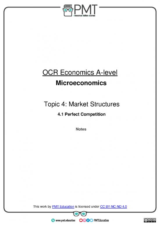 picture_Theory Of Production Pdf 126677 | 1 Perfect Competition