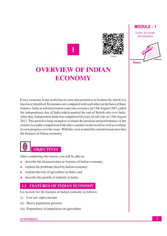 picture_Notes On Indian Economy Pdf 125529 | 318 Economics Eng Lesson1