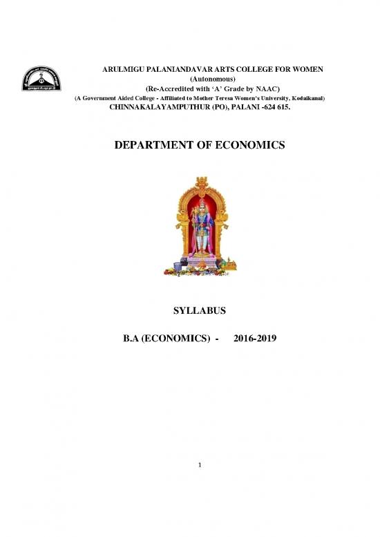 picture_Economic Analysis Pdf 127702 | A (economics) Syllabus 2016 2019