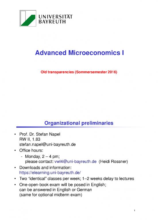 picture Economic Analysis Pdf 126053 | Adv Micro I Vorlesung Bearbeitet Ss16