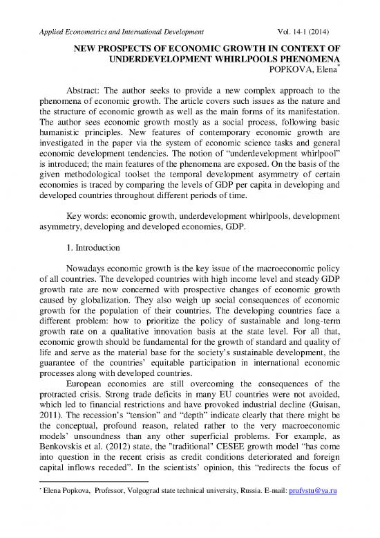 picture Economic Growth Pdf 126207 | Aeid1411