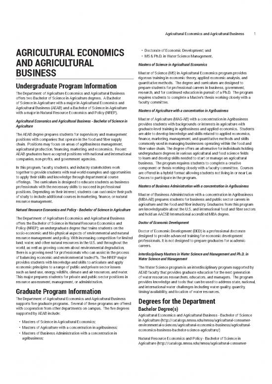 picture Economics Pdf 125391 | Agricultural Economics Business