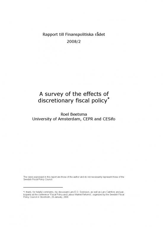 picture Fiscal Policy Pdf 126065 | Beetsma