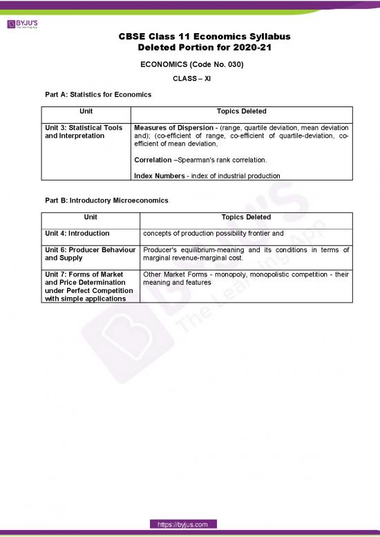 picture Production Economics Pdf 127428 | Cbse Class 11 Economics Deleted Syllabus Portion For 2020 21
