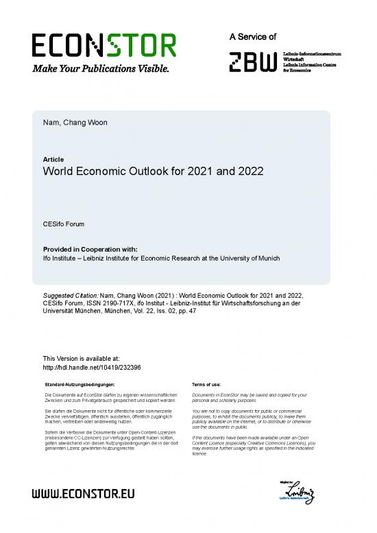picture World Economic Outlook 2021 Pdf 127783 | Cesifo Forum 2021 02 P47