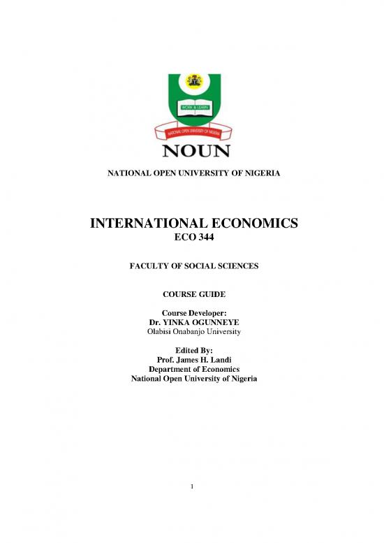 picture Economics Pdf 125539 | Eco344 International Economics Original