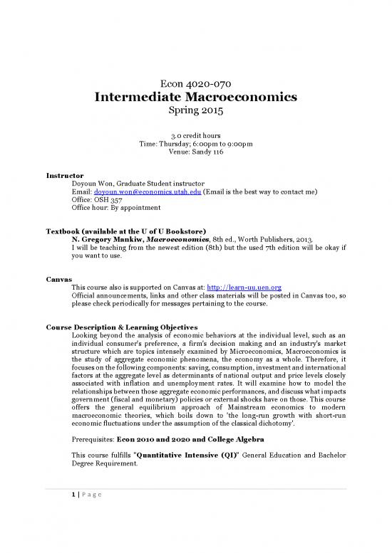 picture Mankiw Macroeconomics Pdf 126471 | Econ4020 070doyouwon