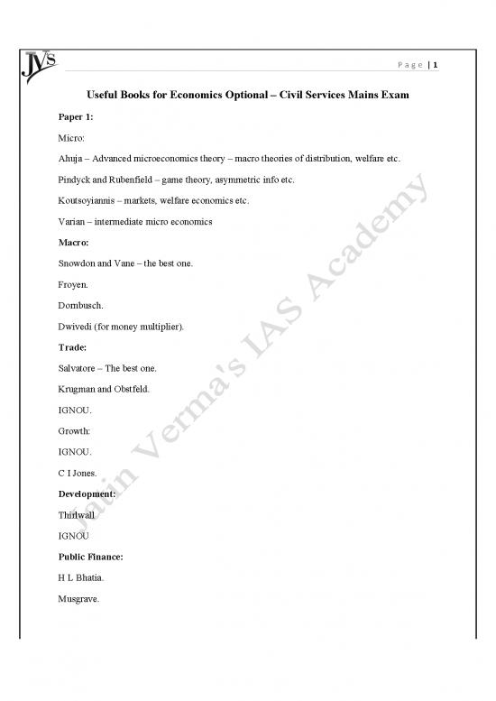 picture Sanjeev Verma Economy 126324 | Economy Optional