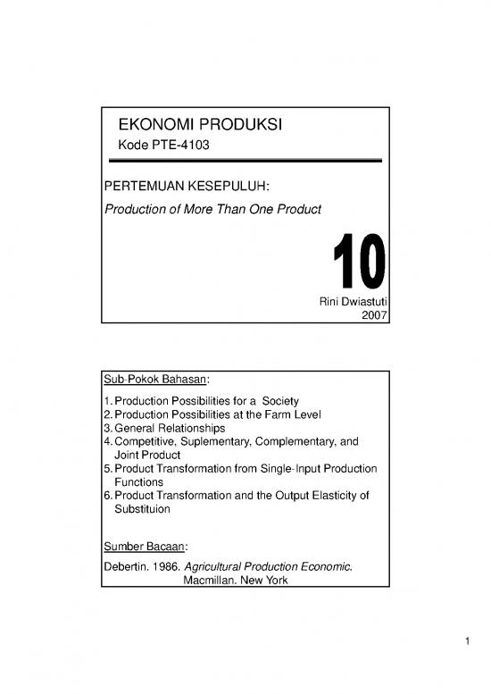 picture Theory Of Production Pdf 125626 | I Produksi Lebih Dr 2 Input