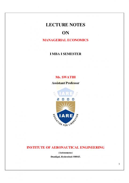 picture Managerial Economics Notes 127050 | Iare Me Ln 0