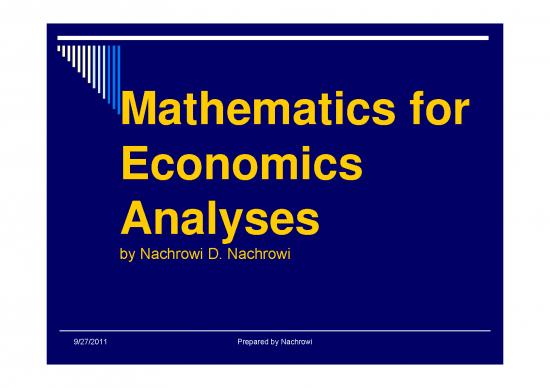 picture Economics Pdf 125614 | L1 Matheconintrotomathecon