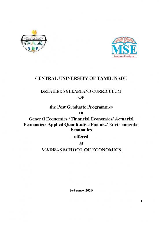 picture Financial Economics Pdf 127150 | Ma Syllabus