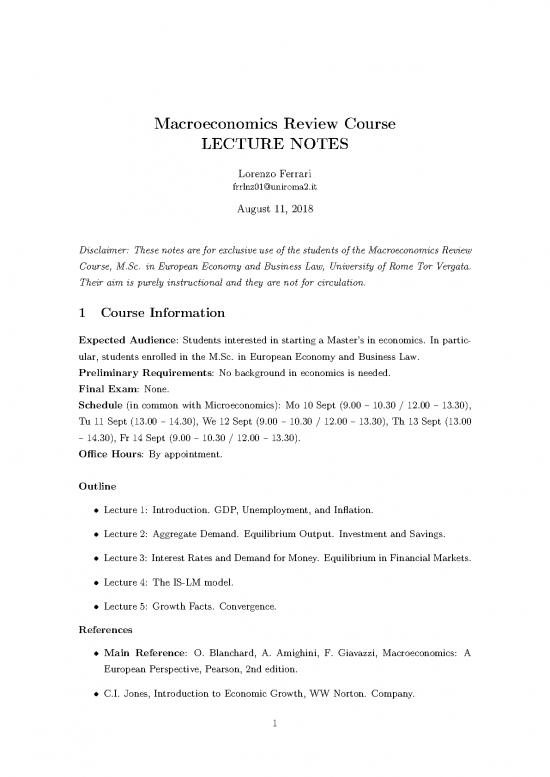 picture Economics Pdf 125428 | Macroeconomics Lecture Notes Eebl