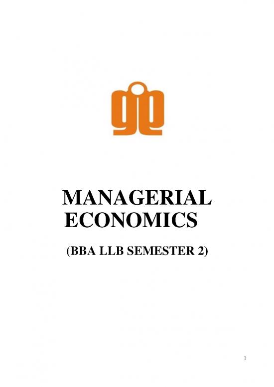 picture Applied Economics Pdf 127034 | Managerial Economics 203 A