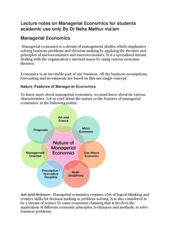 picture_Managerial Economics Notes 126795 | Managerial Economics By  Dneha Mathur