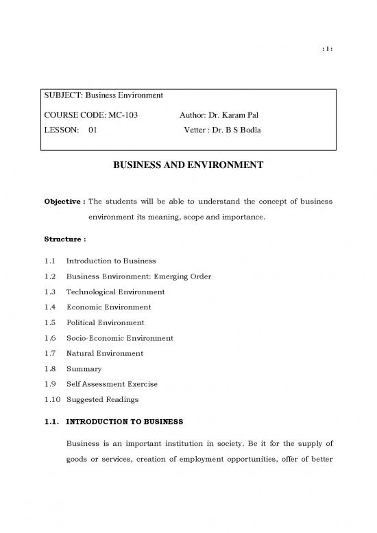 picture Economic Environment Of Business Pdf 126940 | Mc 103