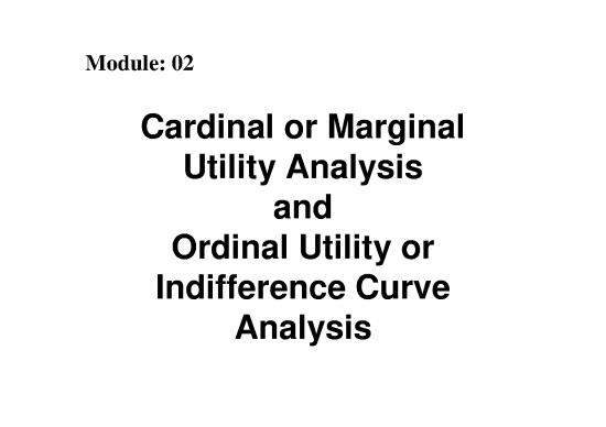 picture_Indifference Curve Analysis Pdf 127511 | Module 03 Marginal Utility And Indifference Curve Analysis Compatibility Mode