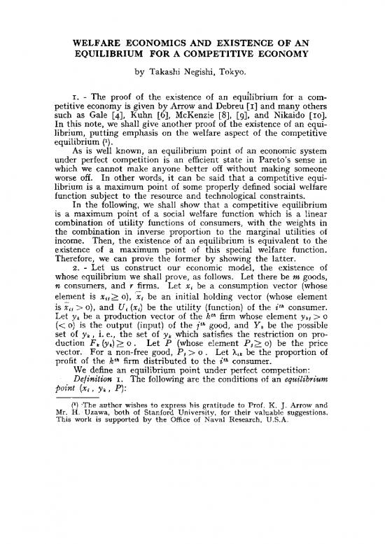 picture Welfare Economics Pdf 126410 | Negishiwelfareweights