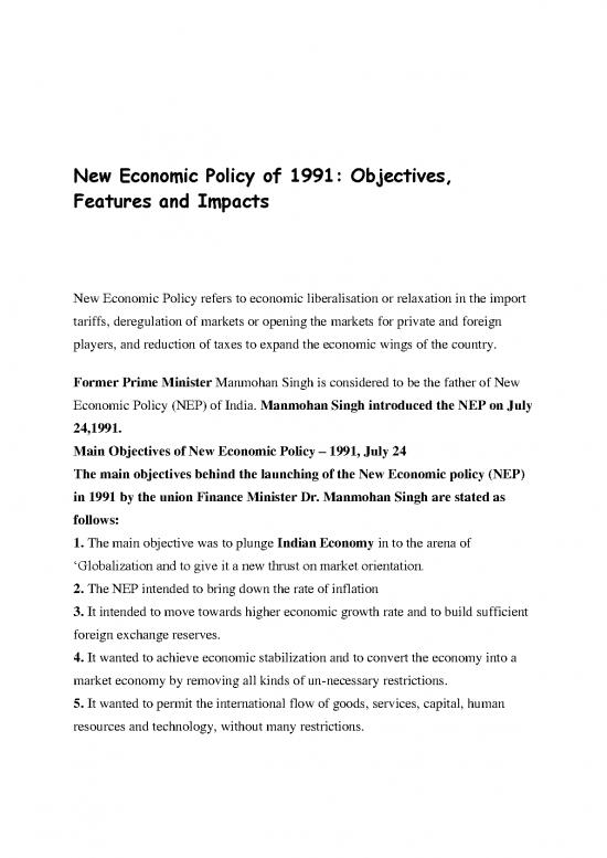 picture_New Economic Policy 1991 Pdf 127147 | New Economic Policy