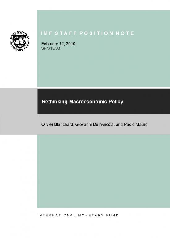 picture Macroeconomic Policy Pdf 127067 | Spn1003