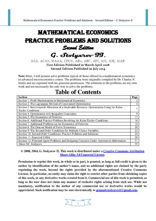 picture Advanced Microeconomics Pdf 127233 | Stolyarov Mathematical Economics