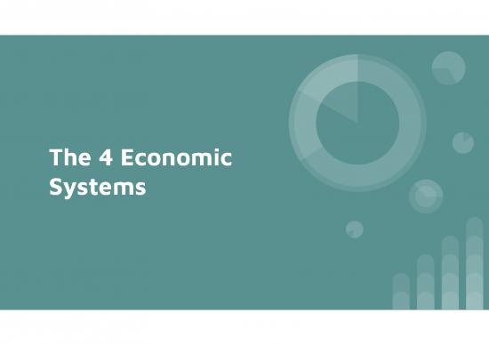 picture Economics Pdf 125952 | The 4 Economic Systems