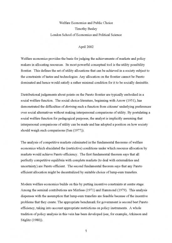 picture_Welfare Economics Pdf 127129 | Welfare Economics Public Choice