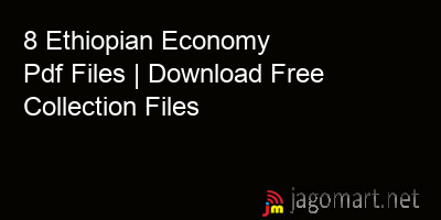 picture 8 Ethiopian Economy Pdf Files | Download Free Collection Files