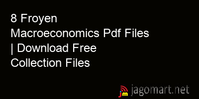 picture 8 Froyen Macroeconomics Pdf Files | Download Free Collection Files