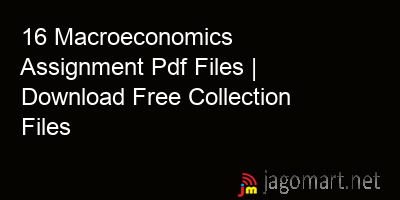 picture_16 Macroeconomics Assignment Pdf Files | Download Free Collection Files