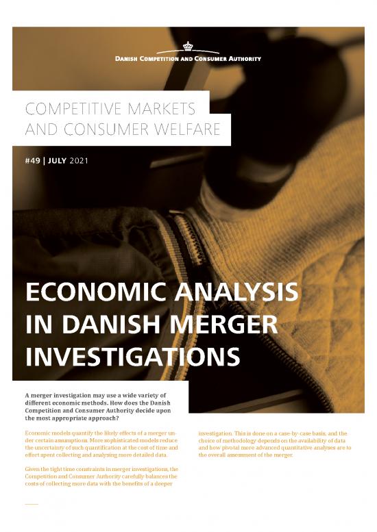 picture_Economic Analysis Pdf 128813 | 20210706 Economic Analysis In Danish Merger Investigations