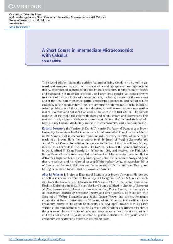 picture Calculus For Economics Pdf 129133 | 9781108423960 Frontmatter