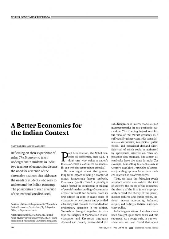 picture1_Core Economics Pdf 129771 | A Better Economics For The Indian Context