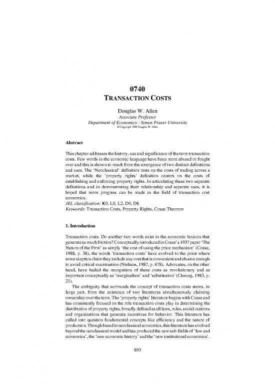 picture Transaction Cost Theory Pdf 128946 | Allentransactioncost