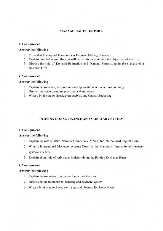 picture Theory Of Firm In Managerial Economics Pdf 128511 | Assignment Topic Ivsem Economics